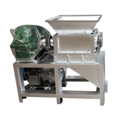 China Mini Twin Shaft Shredder And Case Mini Metal Shredding Double Shaft Shredder Machine for sale