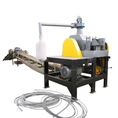 China Aluminum Steel Cable Separator Machine for ACSR Wire Recycling Final Product Size 10mm for sale