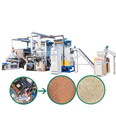 China Metal and Non Metal Recycling Plant for Waste Electronic Computers Eco-friendly Choice for sale