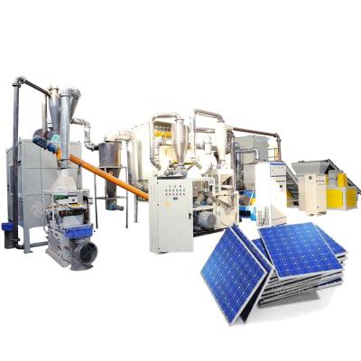 China Top-of-the-Line High Seperation Ratio Plastic Recycling Equipment for Solar Panels for sale