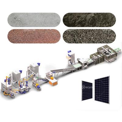 China High Seperation Ratio Solar Panel Recycling Plant For Environmentally Friendly Solution for sale