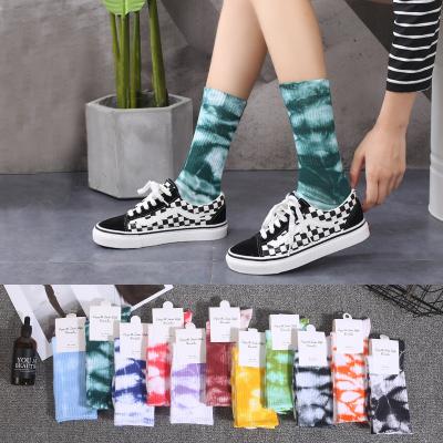 China High Quality Designer QUICK DRY Custom Cotton Print Embroidered Socks OEM Embroidery Customized Logo Tie Dye Socks Custom Made for sale