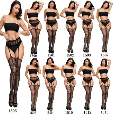 China New Antibacterial Popular Ladies Sexy Luxury Women Shape Houndstooth Pantyhose Stockings for sale