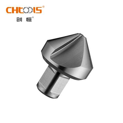 China Metal Drilling CHTOOLS High Efficiency DIN335C HSS Weldon Shank Bit Bit Milling Cutter for sale