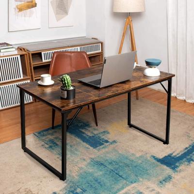 China 1.0/1.2/1.4m foldable color table with shelf computer table desk without shelf computer desks for sale