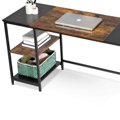 China 1.2m foldable color table with shelf computer table desk with shelves computer desks for sale