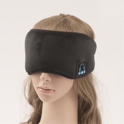 China New Custom Cotton Headband Polyester Wireless Headset Eye Mask for sale