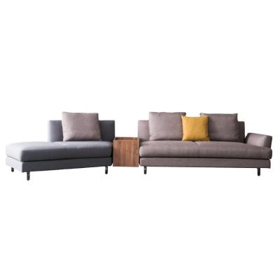 China Sectional Beds Sofa Set Furniture in Modern Luxury Slipcover Material Canvas for sale