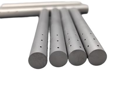 China High Hardness Solid Tungsten Carbide Rods With Multiple Side Cooling Holes for sale