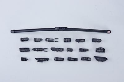 China Rectangular Heavy Duty Windscreen Wiper Blades Multiadapters Windschermwisser Te koop