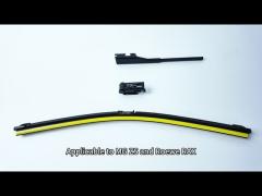 Noise Reduction High End Car Wipers Scratch Resistance Boneless Wiper Blades