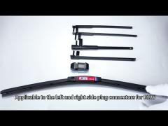 Weather Resistant Auto Composite Wiper Flexible Windshield Wipers For My Car