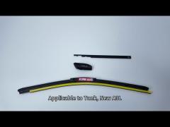 Vehicle Windscreen Wipers Near Me 1 Piece Auto Wiper Blades Black