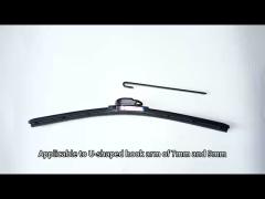 Noise Reduction Auto Composite Wiper for 18 Inches Windshield Quiet and Long-lasting