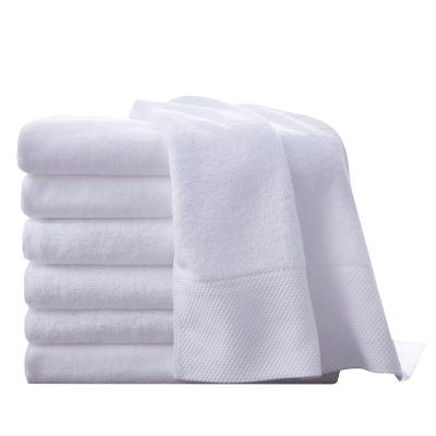 China 2021 Hot Selling 100 Cotton Hotel Guest Room Comfortable White QUICK DRY Comfortable Bath Towels 100/Hand Towel for sale