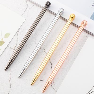 China office & 2020 Promotional Skull Shape School Pen Youjin Halloween Theme Novelty Gift Slim Twist Pen For Wholesale for sale