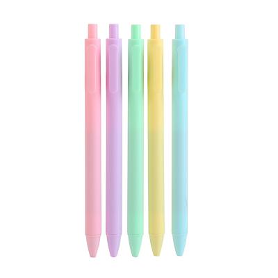 China office & Cute School Pen Ball Pen Stationery For Korea Macaron Multi Colors Cheap Promotion Plastic Ballpoint Pen for sale