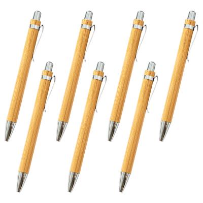 China office & School Pen 2020 Eco Friendly Recylced Pen Custom Wooden Bamboo Pens With Logo Ballpoint Pen for sale