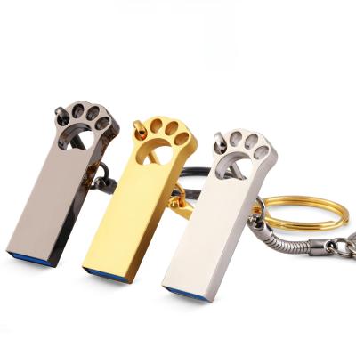 China Promotion\Business\School Cute Metal Cat Paw Mini\Office 16 GB Pen USB Flash Drive 2.0 4gb 8gb usb stick 16 gigabyte 32g 64gb pendrive with logo for sale