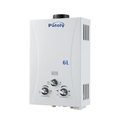 China Instant Hot Car NG Gas Water Heater 6L/8L/10L/12L/16L/18L Water Heater Gas LPG Domestic Instant for sale