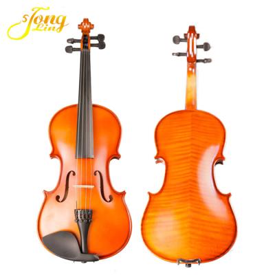 China TL001-2A Brand Student Violin Impeccable Popular Handmade Art Flamed Violin for sale