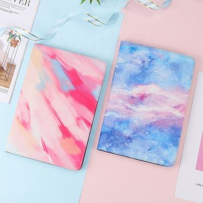 China Soft Case For iPad 10.2 7th Gen 2019 Ultrathin Marble Painting Folio Stand Folding Cover Device For iPad 10.2 Inch Smart Case for sale