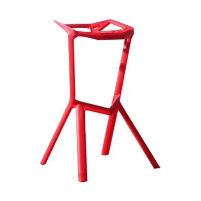 China Simple China Style Wholesale Counter Stool New Design Modern Plastic Bar Chair for sale