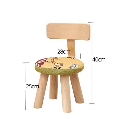 China Simple and Beauty Furniture Good Quality Wooden Children Chair Cute Solid Kindergarten Wooden Chair Kids Beech Design Wooden Chair for sale