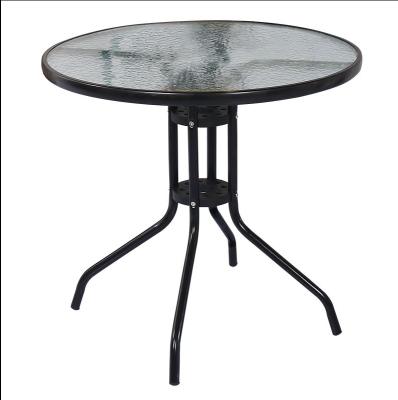 China Modern Commercial Furniture Waterline Around Glass Coffee Table for sale