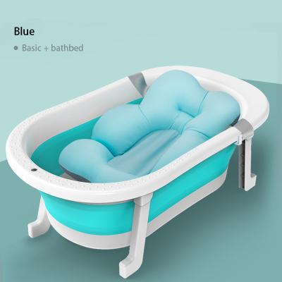 China Customized Logo Baby Bathtub Foldable Plastic Bathtub  Eco-Friendly for sale