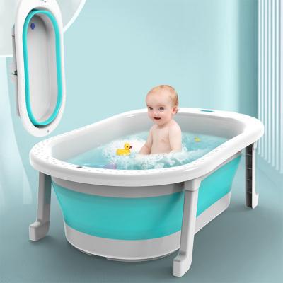 China Folded size 79*7cm Pink Infant Bathtub for Newborns OEM/ODM Support en venta