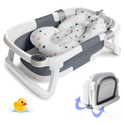 China Anti-Schimmel-Neugeborenes Baby-Badewanne-Set Klappbäder 60,5*43*20,5cm zu verkaufen