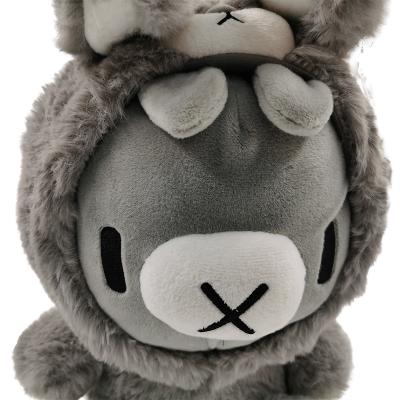 China Altura 11cm-30cm Conejo gris pequeño juguete de peluche animales rellenos personalizados en venta