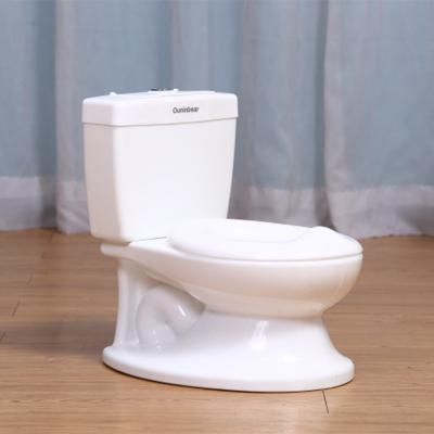 China Silla de entrenamiento de baño para niños de color blanco Silla de baño para bebés con logotipo personalizado Pasado de prueba EN-71 en venta