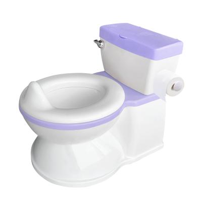 Chine Nouveau musical toilette pour bébé toilette de formation avec le son de la chasse en plastique taille enfant à vendre