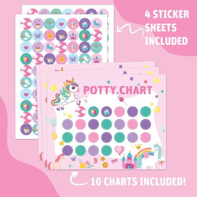 Cina Graffiti Sticker Potty Training Chart Colorato Per Piccoli Bambini Ragazzo Ragazza in vendita