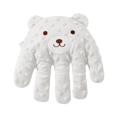 China Baby Hand Puppets Children Shock Rice Bag Baby Anti-shock Soothe Big Palm Sleep Artifact Newborn Pillow Hand Doll Finger Puppets for sale