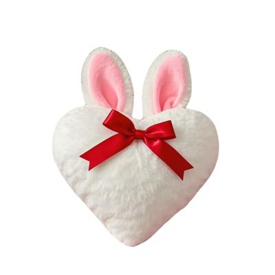 China White Heart Pillow Cushion Toy Throw Pillows Gift Valentine's Day Decorative Pillows, Wedding Decorations for sale