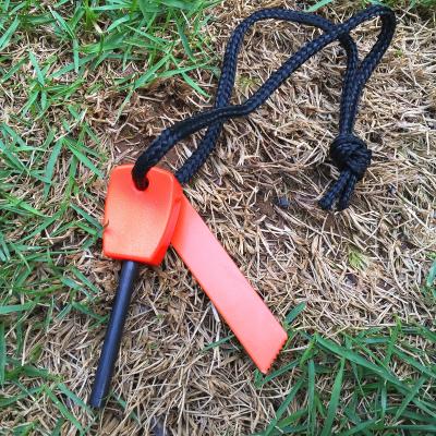 China Cheap Survival/Camping/Hiking In Mini Small Survival Fire Starter Running Strike Stick Flint Starter Fire Rod for sale