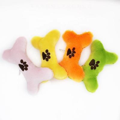 China For Pets Dog Plush Toy Small Dog Wholesale Cute Squeaky Toys Bone Toys Set Stuffed Puppy Chew Toys for sale