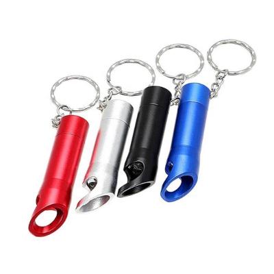 China China New Custom Logo Torch 3 Led Key Chain Mini Flashlight For Promotional Gifts for sale