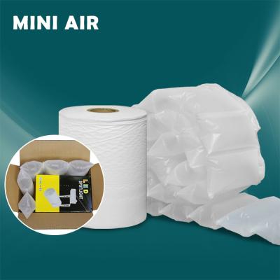 China Green Compostable Organic Shockproof MINI AIR Air Cushion Bubble Pillow Wrap Roll for sale