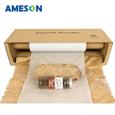 China Ameson EZ Honeycomb Wrapping Paper Shockproof Paper Cushion Wrapping Protector for sale