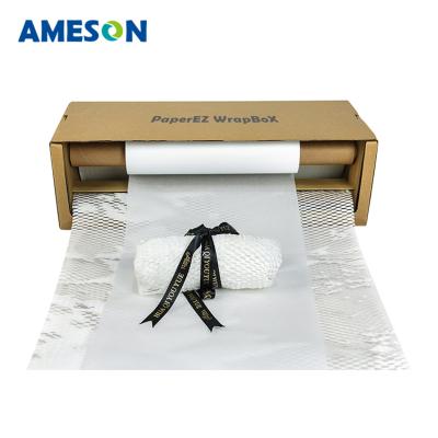 China Biodegradable Alternative Materials PaperEZ Refill 100% Bubble Honeycomb Recycled Paper Damping Envelope for sale