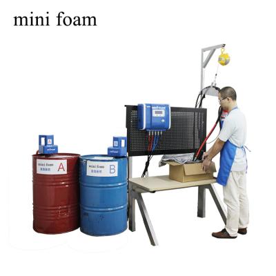 China Packaging Box Mini Foam Portable PU Foam Injection Packaging Machine System for sale