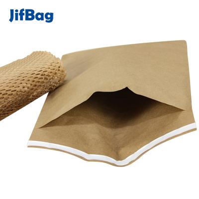 China JifBag Recyclable Zero Pollution Cells Recycled Bubble Mailer Padded Envelopes For Transportation for sale