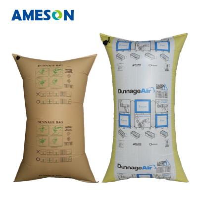 China Wholesale Reusable Kraft Paper PP Woven Air Dunnage Inflatable Bags for sale