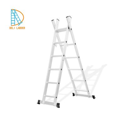 China Aluminum Folding Ladders 5.34m Roof Ladders, Tree Stance Free Standing Extension Ladder, Attic Aluminum Foldable Ladder for sale