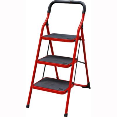 China stainless steel household matial indoor folding ladder,folding steel stair,household step ladder with safety handrail for sale