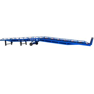 China Hotels Hydraulic Dock Ramp Leveler 12 Ton Dock Leveler Maintain Assembly Manual Platform Loading Automatic Loading for sale